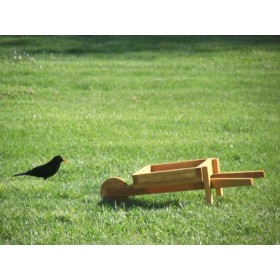  Wheelbarrow Ground Bird Feeder